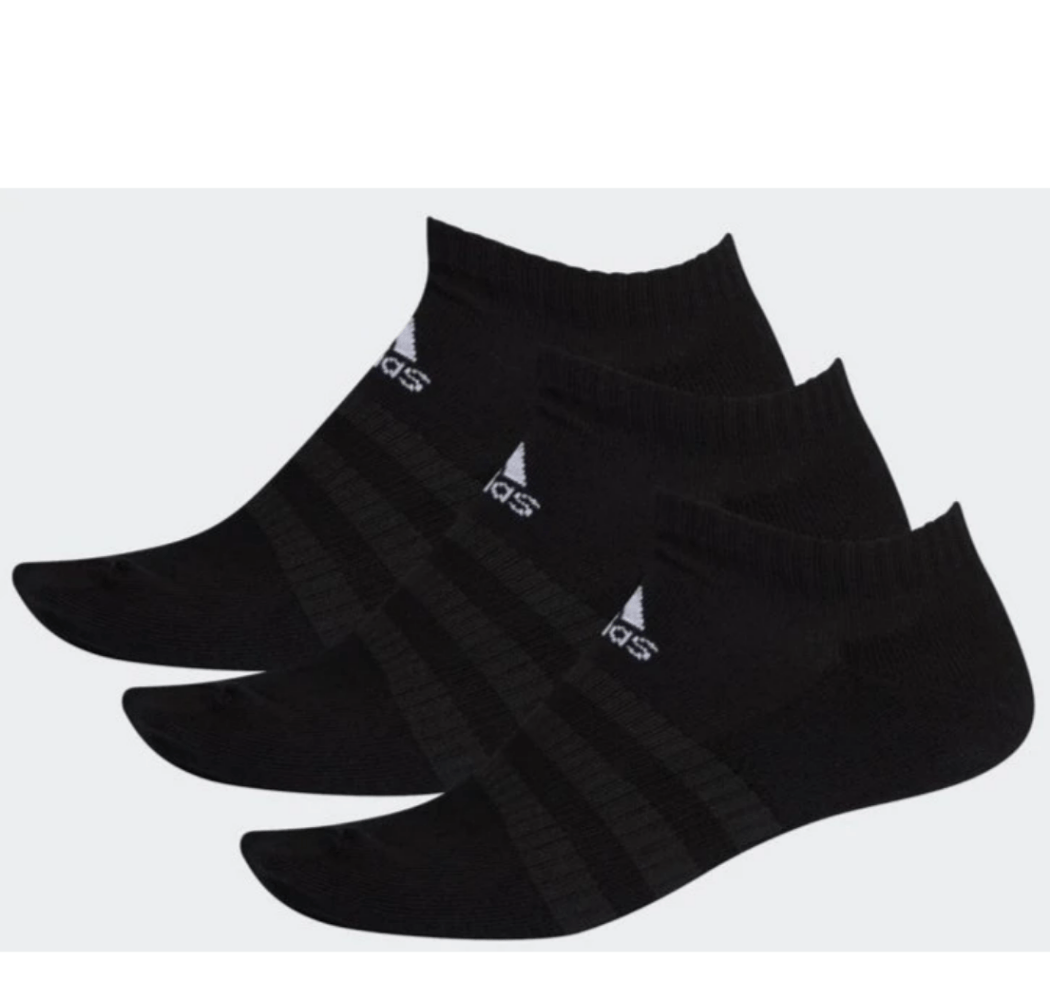 Meias Masculinas Adidas Cushioned Low-Cut - DZ9385