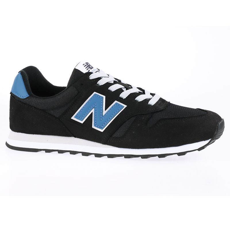 New balance 373 preto e azul - outlet masculino