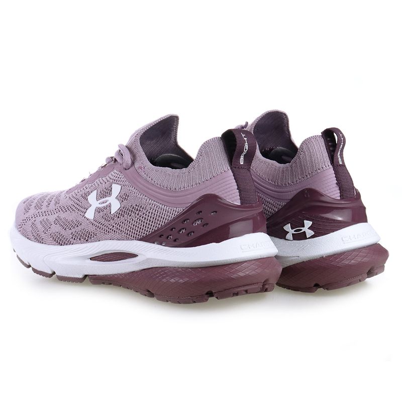 Tênis Under Armour de Corrida Feminino Charged Wing Roxo - Paqueta Esportes