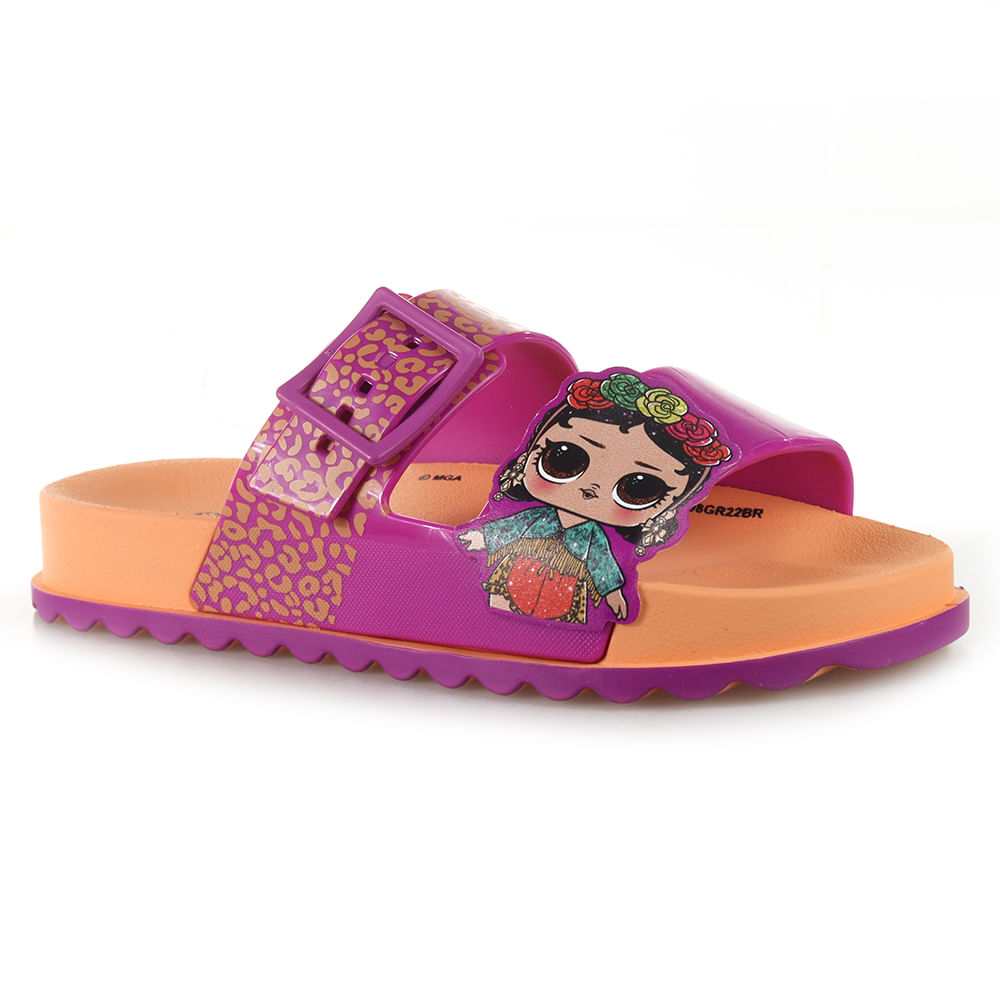 Chinelo Slide Infantil Lol