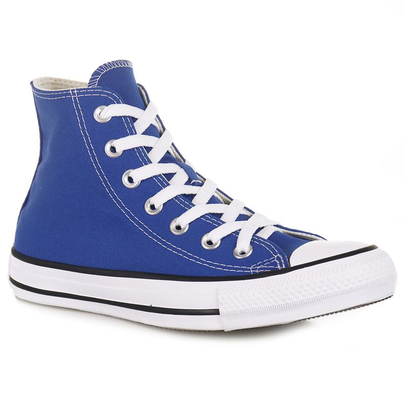 All Star Cano Alto Vulcanizado Azul