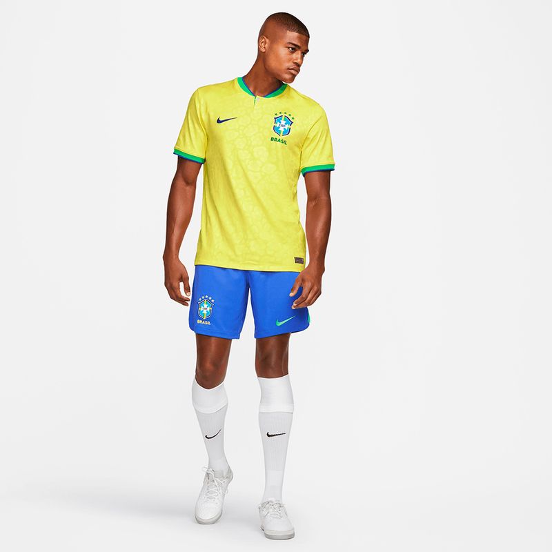 Camisa Seleção Brasil Sertão 22/23 Nike Preto Masculina Por R$ 159