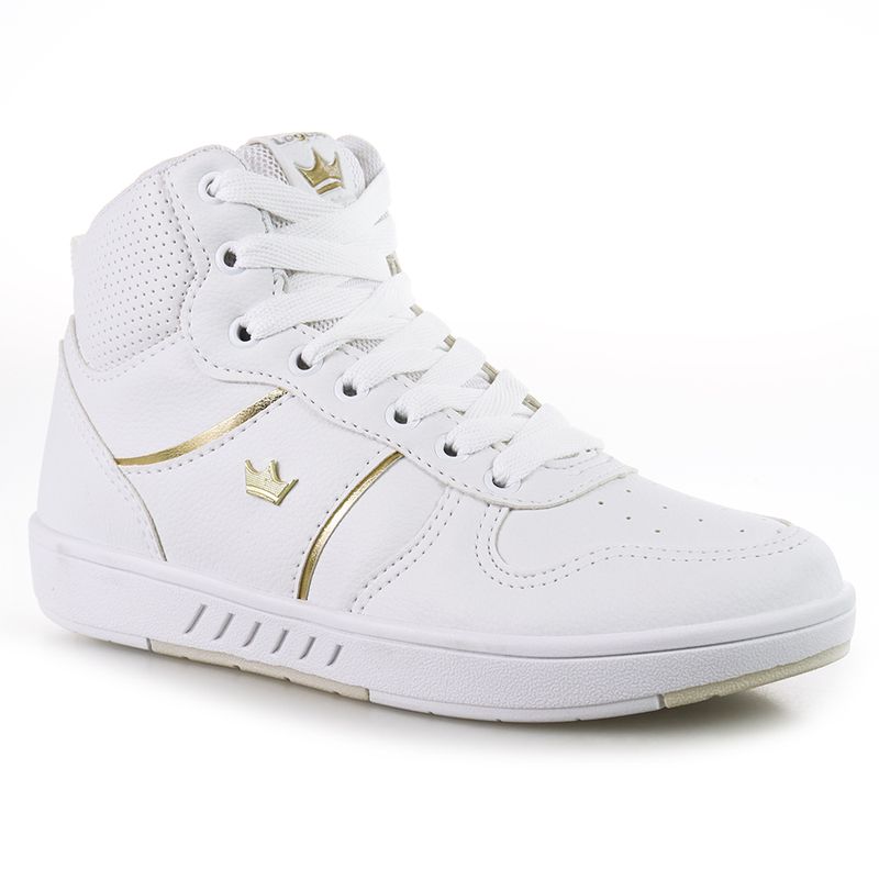 Tenis cano hot sale alto logus feminino