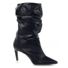 Bota Laysa Monteiro Cano Drapeado - Z544024490