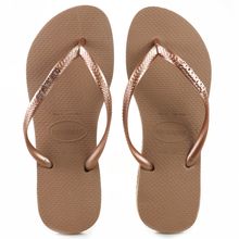 Chinelo Havaianas Slim Logo Metallic - 4119875-3581