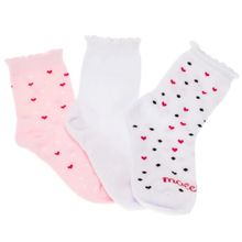 Meia Molekinha Infantil (Kit com 3 meias) - 2599225678