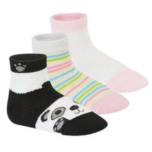 Meia Molekinha Infantil (Kit com 3 pares) - 2799125680