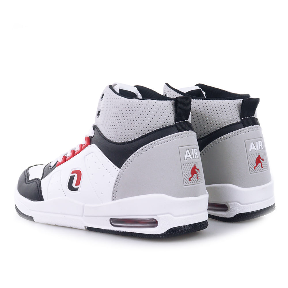 Zattini Tenis Cano Alto Logus Feminino Tênis Masculino Tenis Cano