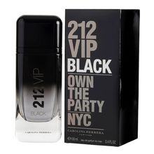 Perfume 212 Vip Black Carolina Herrera Masculino 100ml - 043844