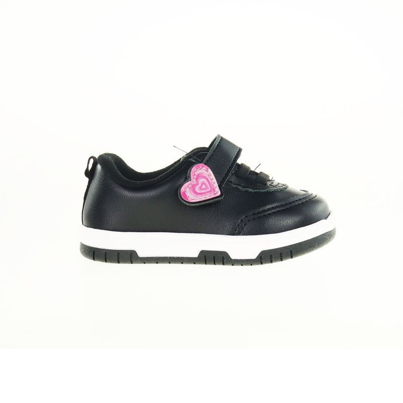 Tenis fashion molekinha bebe preto