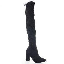 Bota Feminina Over The Knee Salto Grosso Via Marte - 021014