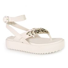 Sandália Feminina Flatform Moleca - 54891109569