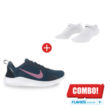 Combo Meia e Tênis Esportivo Nike Feminino - NN012