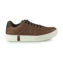 Sapatenis Masculino Casual Confort way Preto/Branco/Caramelo - 402401