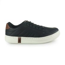 Sapatenis Masculino Casual Confort way Preto/Branco/Caramelo - 402401