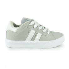 Tênis Infantil Masculino Casual Ollie Branco/Cinza - Space2inf