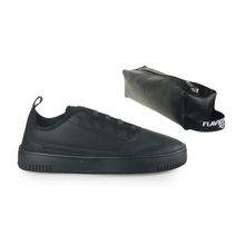 Tênis Infantil Masculino Casual  Flavios Kids Preto com bolsinha - 250053