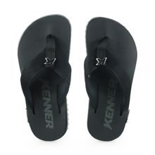Sandália Masculina Kenner Kivah Tks Preto/Cinza - 1300022304-2