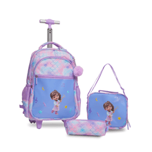 Kit Escolar Feminino Mochila Flavinha Flávio's Kids Colors- GBXB9