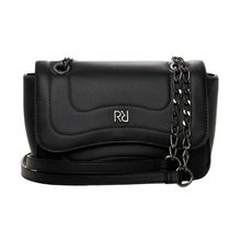 Bolsa Sintético Feminina Casual Rafithy Preto/Gelo - 2815300a
