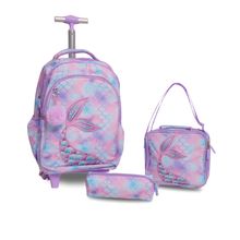 Kit Escolar Mochila Infantil Feminina Flávio's Kids Calda de Sereia - GBXB12