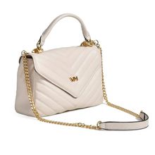 Bolsa Sintético Feminina CasualVia marte Branco/Preto - B252001