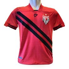 Camiseta Feminino Atlético Goianiense Poliéster Dragao Premium Vermelho/Preto - Cmatlet124f