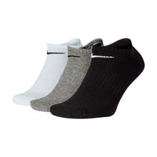 Meia Cano Baixo Algodão Kit Nike Preto/Branco - SX7673-964