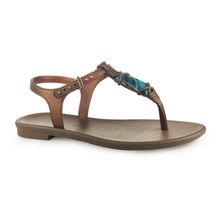 Rasteira Feminina Casual Grendha Bronze - 18898-AV234