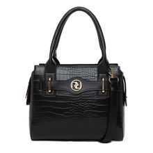 Bolsa Sintético Feminino Casual Rafithy Preto/Ambar - 2824235a