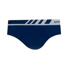 Cueca Masculina Lupo Branco/Preto/Azul - 00691-002