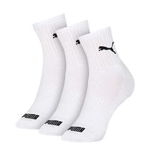 Meia Algodão Cano Alto Kit Casual Puma Branco/Preto - 4530001