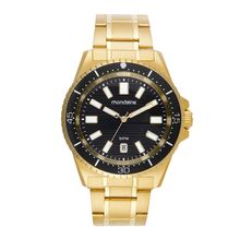 Relógio Masculino Casual Mondaine Dourado - 32813gpmvde1