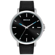 Relógio Masculino Casual Seculus Preto  - 44181g0svnc1