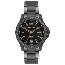 Relógio Masculino Casual Seculus Preto - 44207gpsvpa4