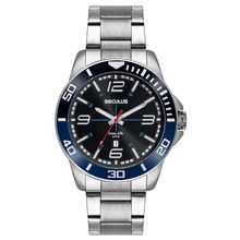 Relógio Masculino Casual Seculus Prata - 44212g0svna1
