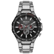 Relógio Masculino Casual Seculus Prata - 77302gpsvca1