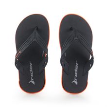 Chinelo Infantil Feminino Casual Rider Laranja/Preto - 12486-bi576