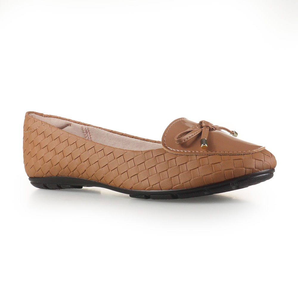 Sapato Flat Feminino Moleca - 502714286178 - Flávio's Calçados Sapato Flat Feminino Moleca - 502714286178 - Flávio's Calçados
