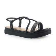 Sandália Feminino Casual Plataforma Dakota Preto - Y76310006