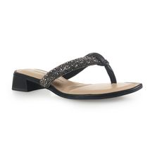 Sandália Feminina Casual Salto Bloco Dakota Preto - Y80540009