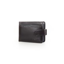 Carteira Couro Masculina Monferrato Preto/Café - 1731