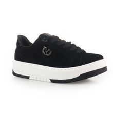 Tênis Feminino Casual Flatform Via Marte Preto - 12601409