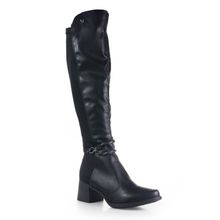Bota Montaria Cano Alto Feminina Salto Bloco Mississipi - ME501