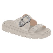 Papete Flatform Feminina Tiras e Fivela Moleca - 55041039569