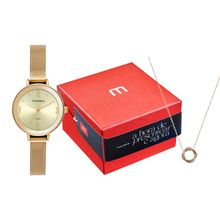 Kit Relógio Feminino Com Colar Mondaine - 32873LPMKDEK