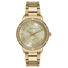 Kit Relógio Feminino Seculus Dourado - 77327LPSKDS1