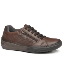 Sapatênis Pegada Masculino em Couro Terracota - 111002-03