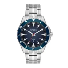 Relógio Masculino Caixa Robusta Calendário Aço Mondaine - 32951G0MVNE2