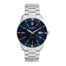 Relógio Masculino Calendário Prata Mondaine - 32947G0MVNE1